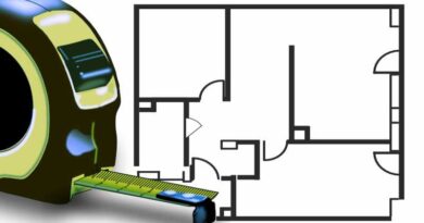 powierzchnia pod ściankami działowymi