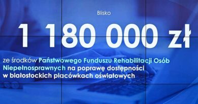 Dofinansowanie z PFRON dla białostockich szkół średnich