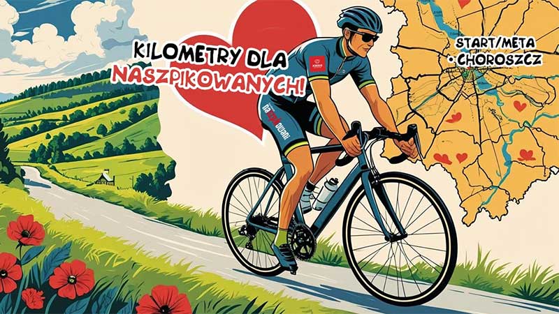 Żeby pomóc podopiecznym Fundacji Naszpikowani przejechał blisko 3000 km na rowerze