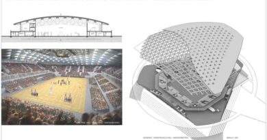 przetarg na budowę hali widowiskowo-sportowej, która powstanie przy ul. K. Ciołkowskiego