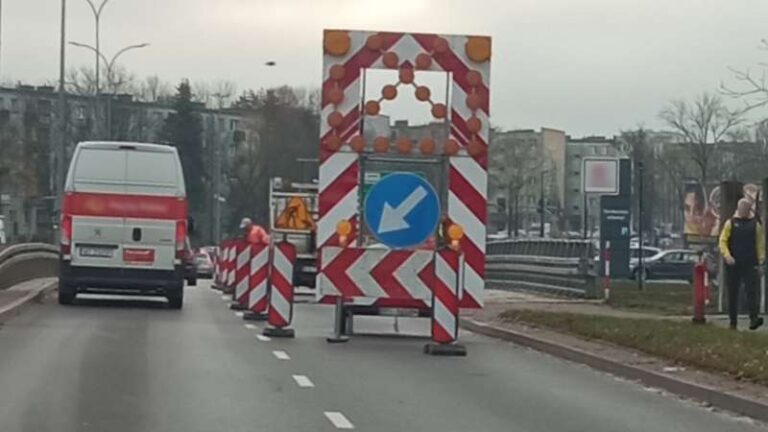 Utrudnienia w ruchu - ul. Antoniukowska