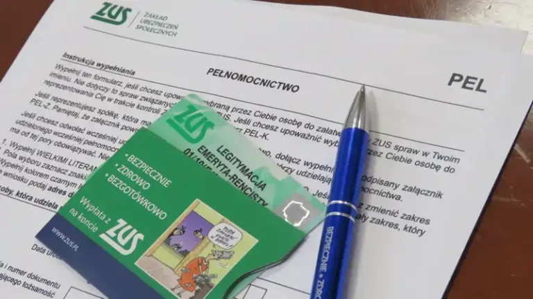Pełnomocnictwa do załatwiania spraw w ZUS-ie