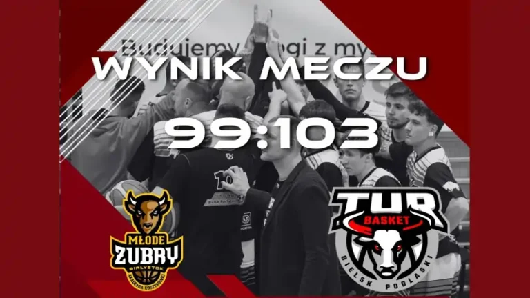 Tur Basket Bielsk Podlaski wygrywa z PGE AK Młode Żubry Białystok