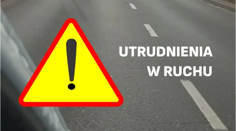 25.01.2026 - Utrudnienia na ulicy Sienkiewicza w Białymstoku