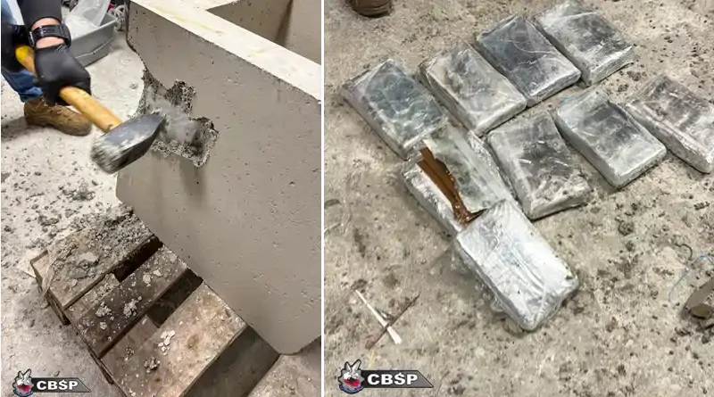 Ponad 42 kilogramy kokainy ukrytej w donicach, zabezpieczyli Funkcjonariusze CBŚP wspólnie z policjantami z KMP we Wrocławiu