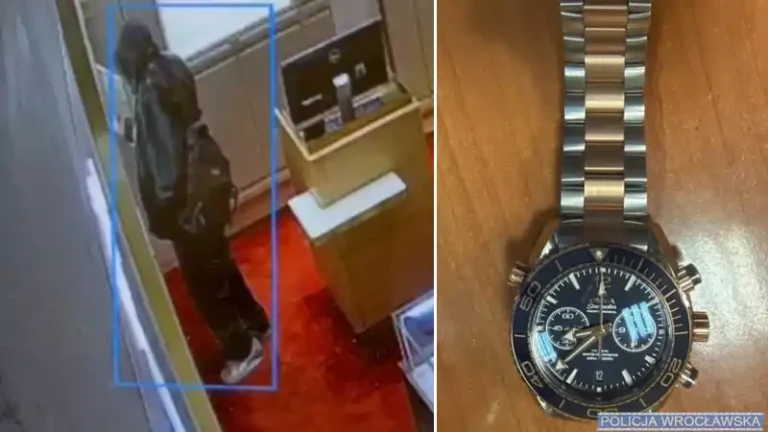 Ukradł zegarek za blisko 100 tysięcy złotych