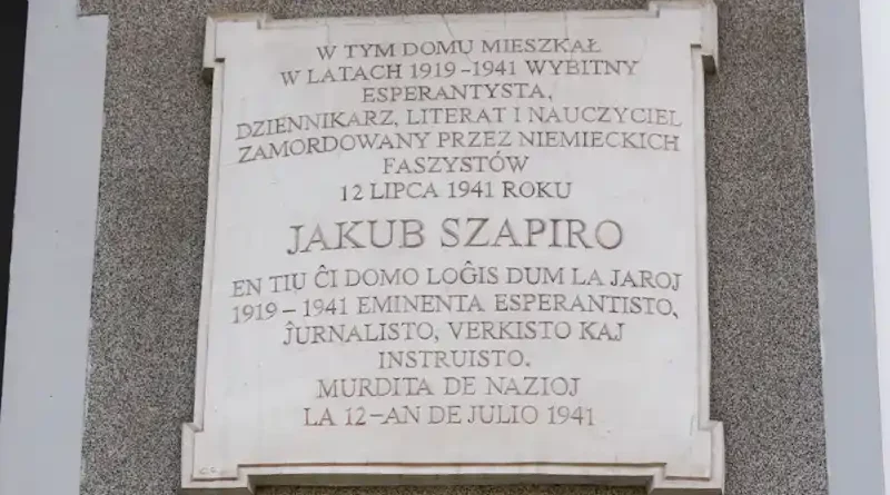 Jakub Szapiro - najbardziej znany przedwojenny białostocki esperantysta