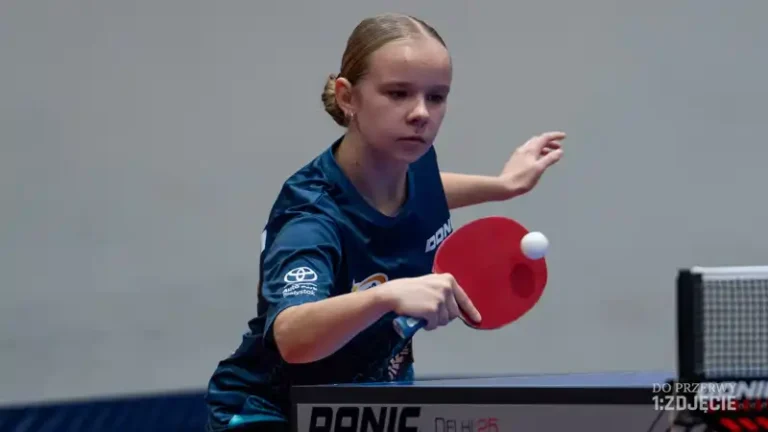Weekend z pierwszoligowym tenisem stołowym - Na zdj. Lilianna Kaleta, fot. Daniel Demczuk