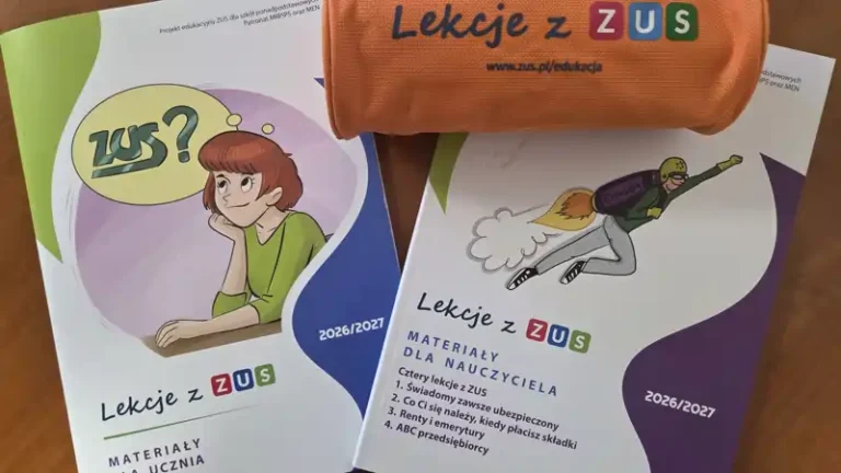 Nauczyciele wciąż mogą zgłaszać swoich uczniów do projektu edukacyjnego „Lekcje z ZUS” oraz ogólnopolskiej Olimpiady
